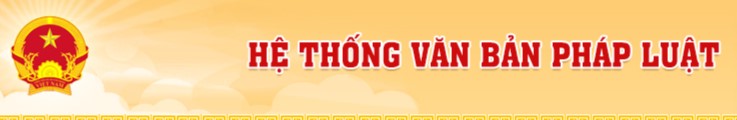 VĂN BẢN QUY PHẠM PHÁP LUẬT